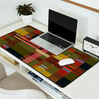 Offset Colorblock Dark Desk Mat Gallery Image 2
