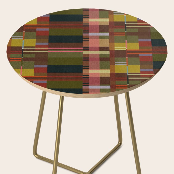 Offset Colorblock Dark Side Table Gallery Image 2
