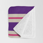 Minimal Stripe 2 Throw Blanket Gallery Image 3