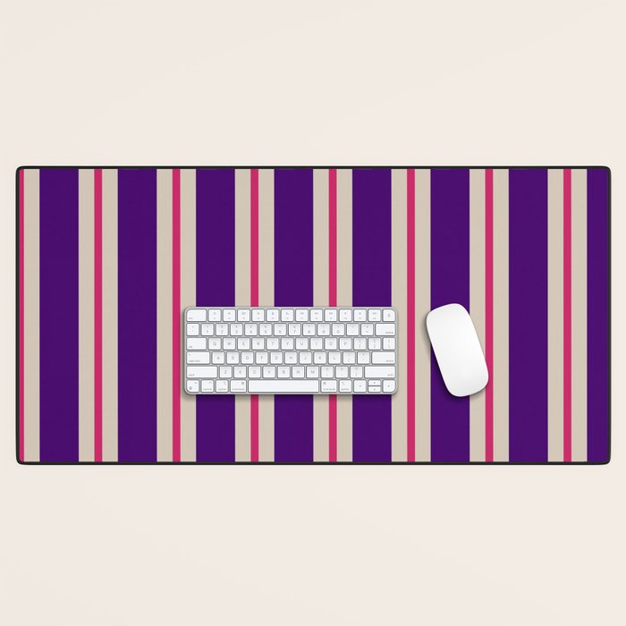 Minimal Stripe 2 Desk Mat Gallery Image 1