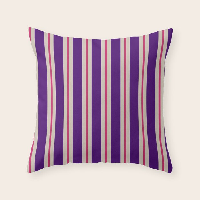 Minimal Stripe 2 Throw Pillow Gallery Image 6