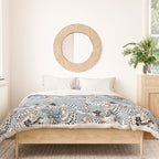 Favorite chickens blue Duvet Cover Gallery Image 3