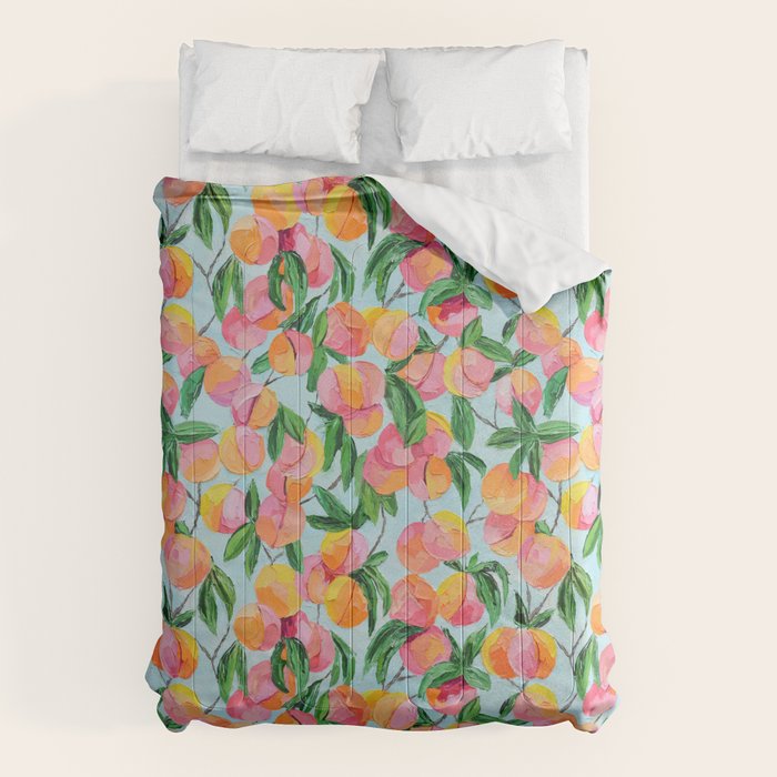 Peach Garden Comforter Gallery Image 1