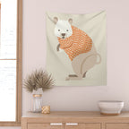 Whimsical Quokka Wall Tapestry Gallery Image 2
