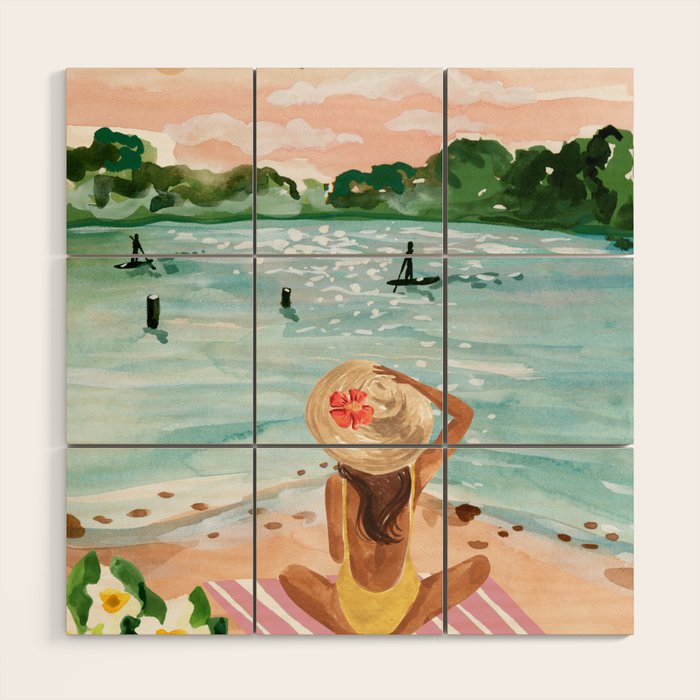 Beachside Dreaming Wood Wall Art Gallery Image 1