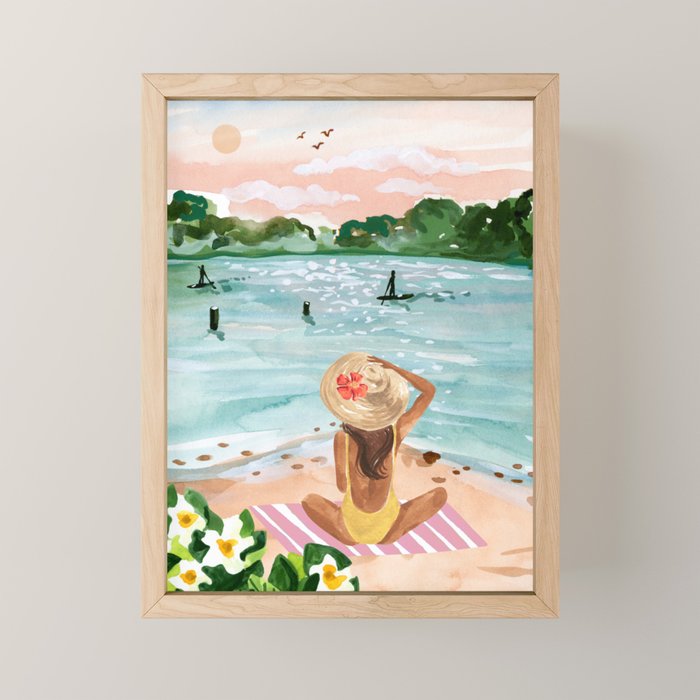 Beachside Dreaming Mini Art Print Gallery Image 1