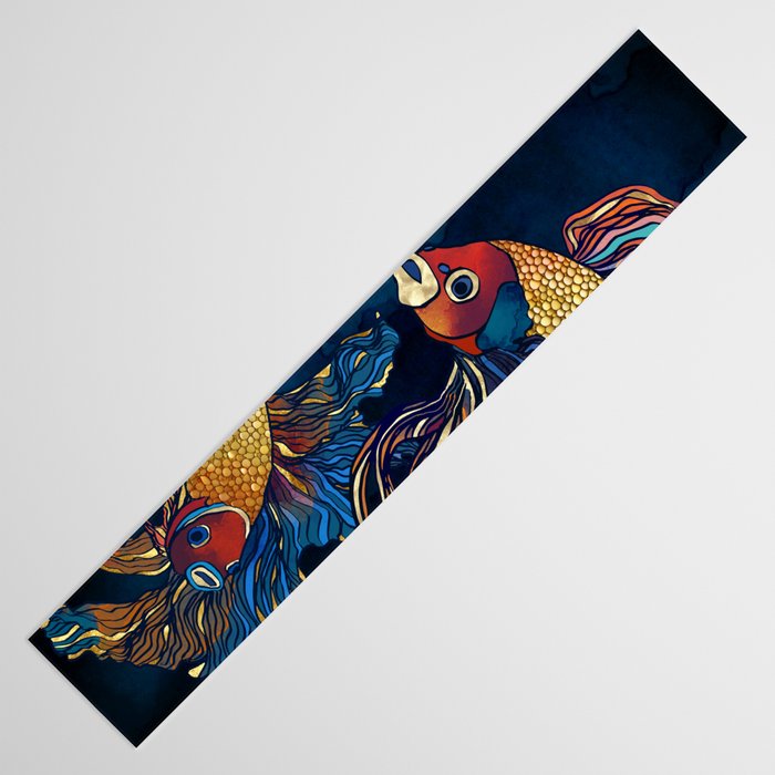 Metallic Betta Fish Table Runner Gallery Image 3