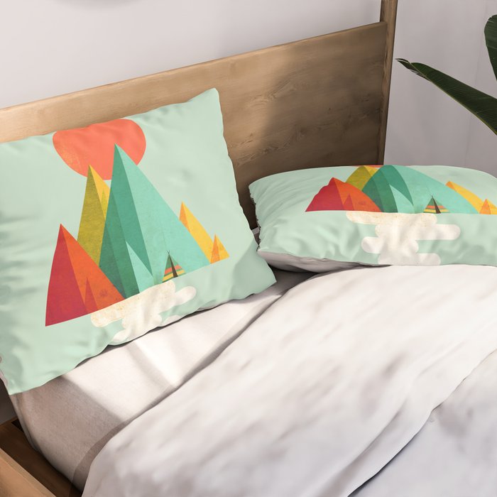 Little Geometric Tipi Pillow Sham Gallery Image 2