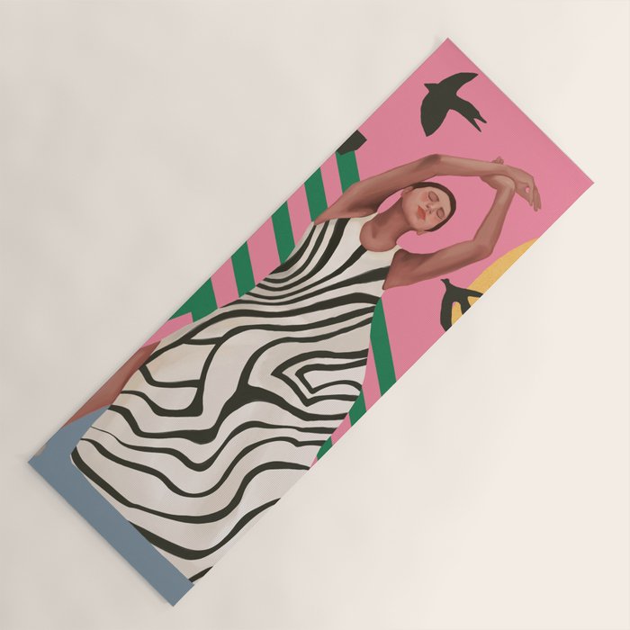 The Zebra Ate the Sun Yoga Mat Gallery Image 1