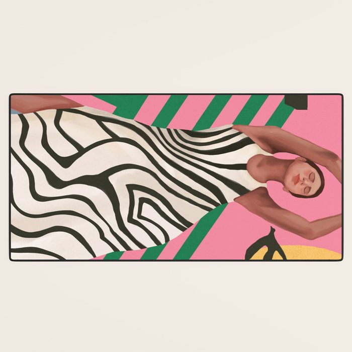 The Zebra Ate the Sun Desk Mat Gallery Image 3
