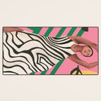The Zebra Ate the Sun Desk Mat Gallery Image 3