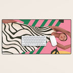 The Zebra Ate the Sun Desk Mat Gallery Image 1
