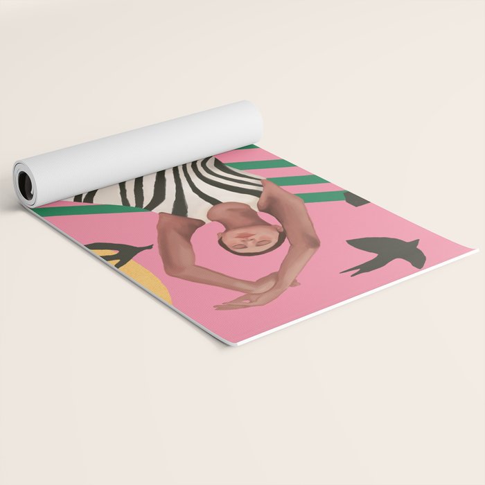 The Zebra Ate the Sun Yoga Mat Gallery Image 2
