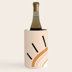 Retro evil eye - earthy Wine Chiller Gallery Image 2