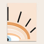 Retro evil eye - earthy Notebook Gallery Image 4