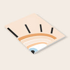 Retro evil eye - earthy Notebook Gallery Image 2