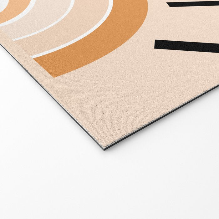 Retro evil eye - earthy Welcome Mat Gallery Image 2