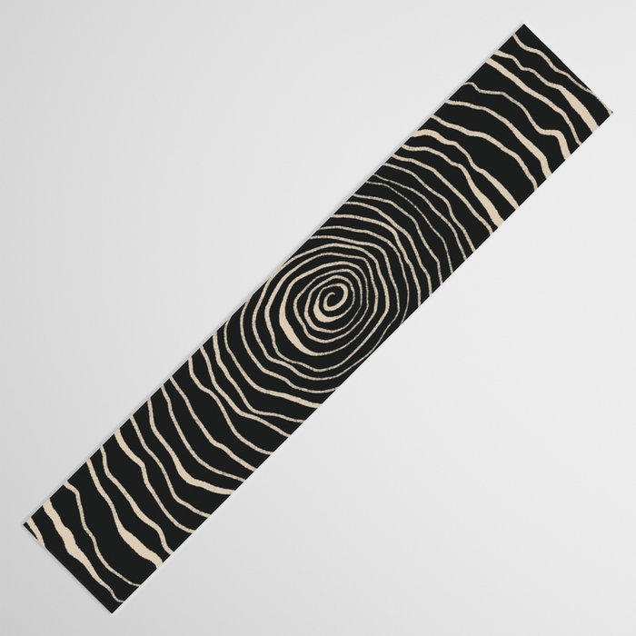 Strokes 07: Nero Black Edition  Table Runner Gallery Image 3