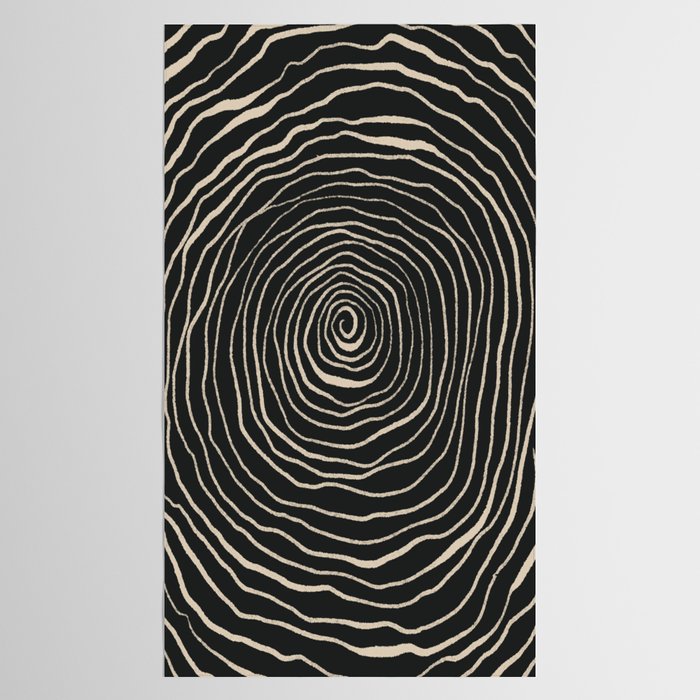 Strokes 07: Nero Black Edition  Tablecloth Gallery Image 2