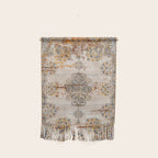 Orange Vintage Rug Design Wall Hanging Gallery Image 1