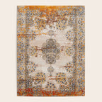 Orange Vintage Rug Design Poster Gallery Image 4