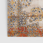 Orange Vintage Rug Design Poster Gallery Image 3
