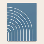 Minimal Arch XXXIV Nautical Blue Modern Geometric Lines Notebook Gallery Image 4