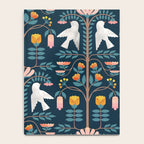 Folk Forest Scandinavian Birds Notebook Gallery Image 4