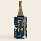 Folk Forest Scandinavian Birds Wine Chiller Gallery Image 3
