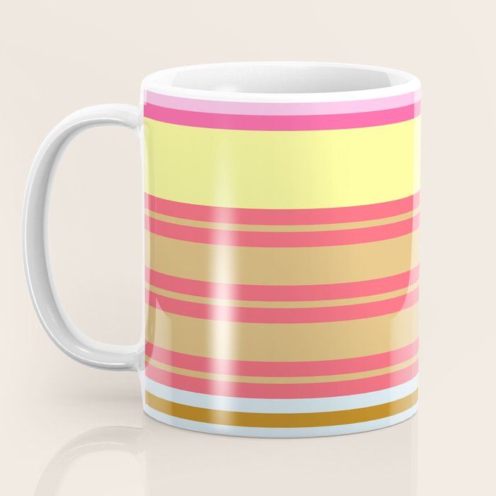 stripe pattern -bright Coffee Mug Gallery Image 3