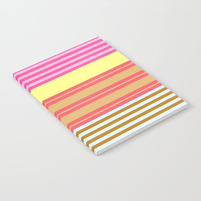 stripe pattern -bright Notebook Gallery Image 1