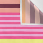 stripe pattern -bright Wall Tapestry Gallery Image 3