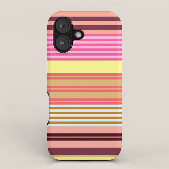 stripe pattern -bright iPhone Case Gallery Image 1
