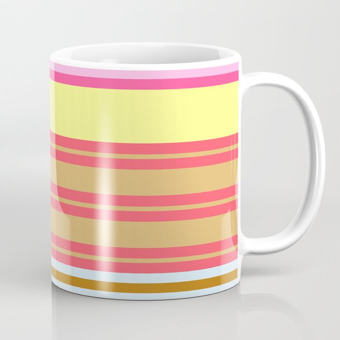 stripe pattern -bright Coffee Mug Gallery Image 1