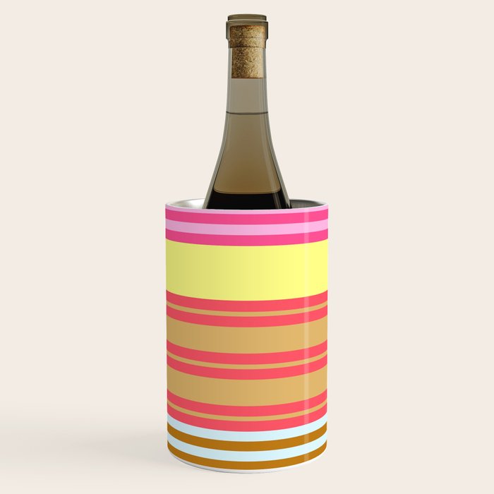 stripe pattern -bright Wine Chiller Gallery Image 3