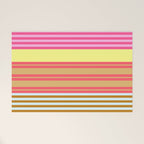 stripe pattern -bright Welcome Mat Gallery Image 1