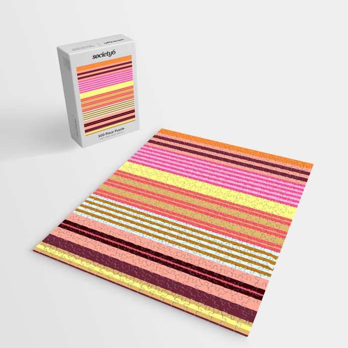 stripe pattern -bright Jigsaw Puzzle Gallery Image 2