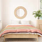 stripe pattern -bright Duvet Cover Gallery Image 3