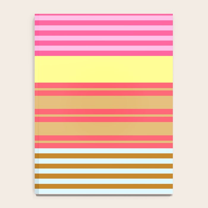 stripe pattern -bright Notebook Gallery Image 4