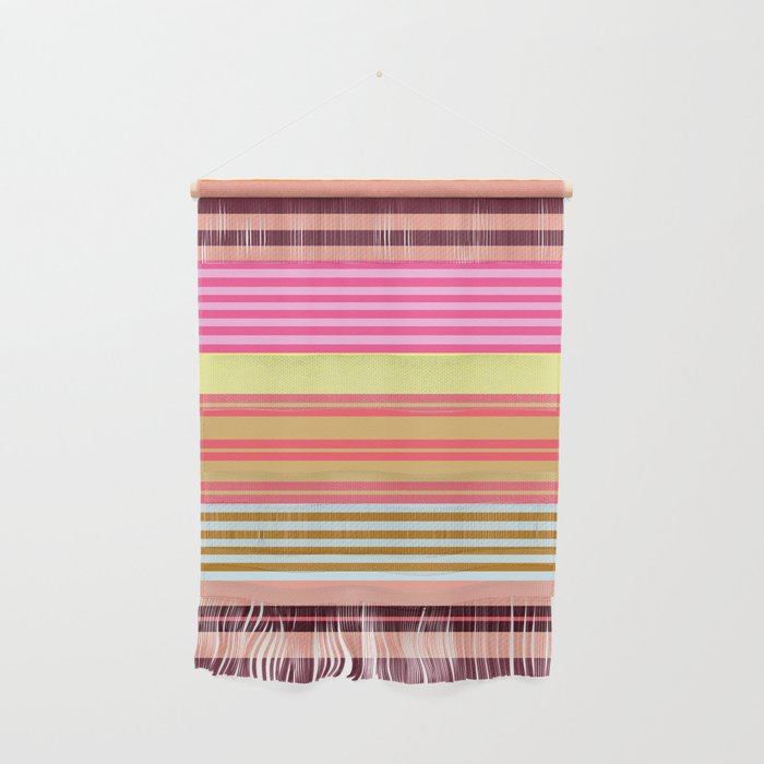 stripe pattern -bright Wall Hanging Gallery Image 1