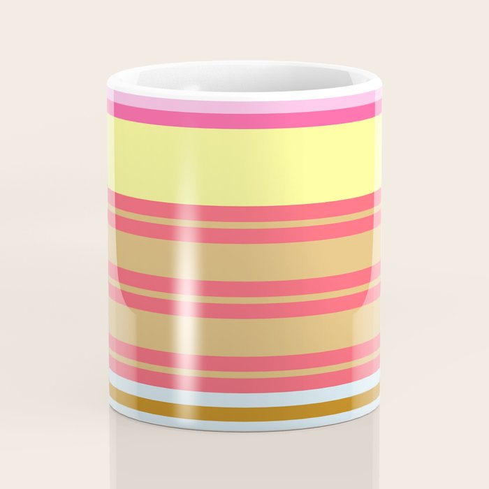 stripe pattern -bright Coffee Mug Gallery Image 4