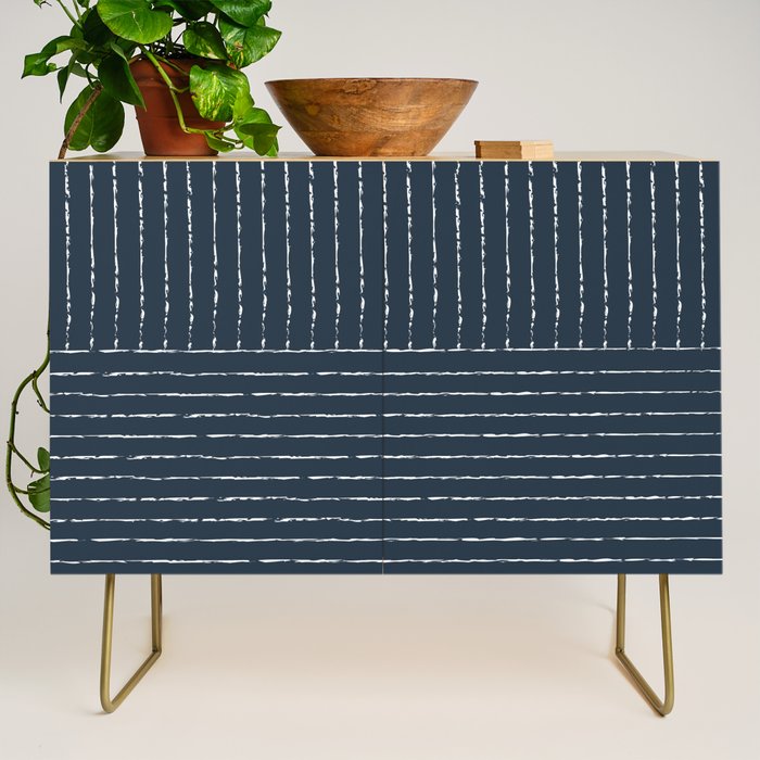 Lines (Annapolis Blue) Credenza Gallery Image 1