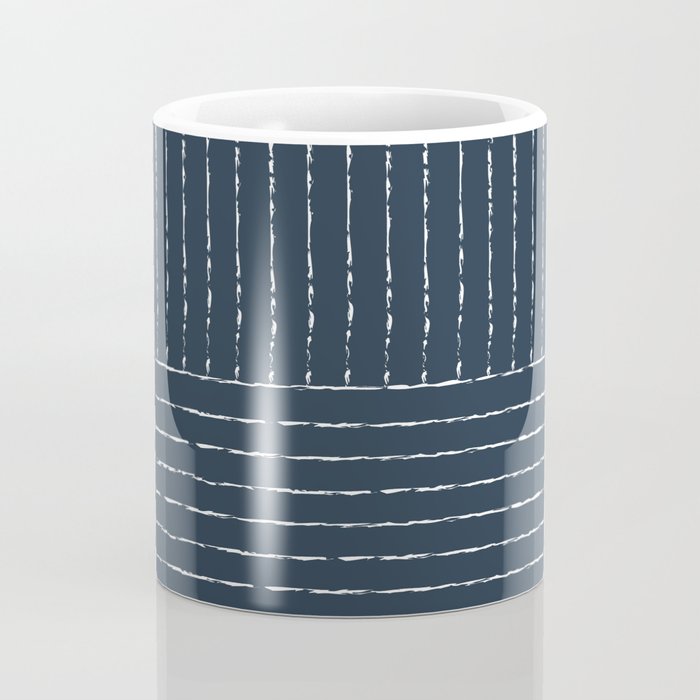 Lines (Annapolis Blue) Coffee Mug Gallery Image 4