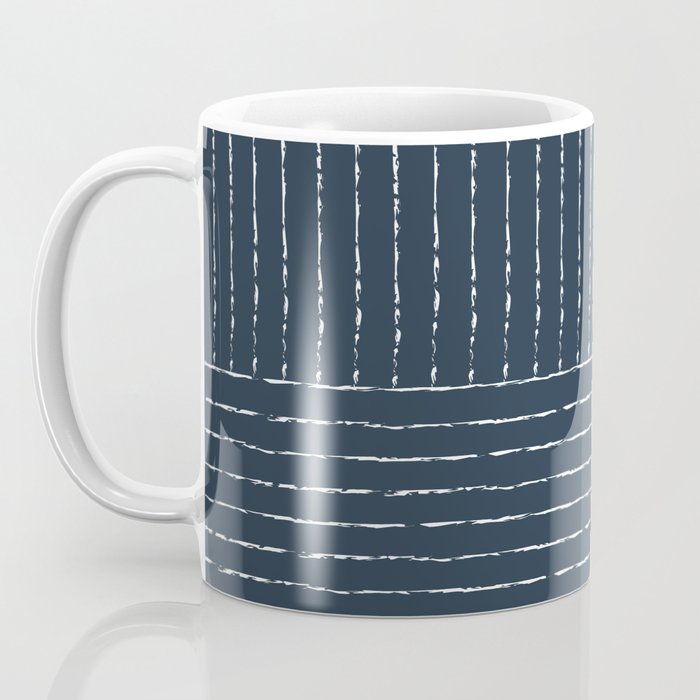 Lines (Annapolis Blue) Coffee Mug Gallery Image 3
