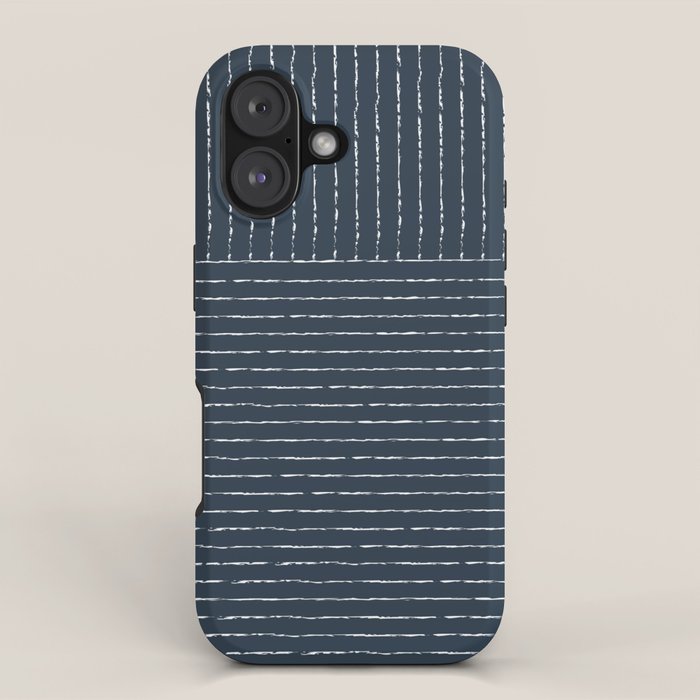 Lines (Annapolis Blue) iPhone Case Gallery Image 1