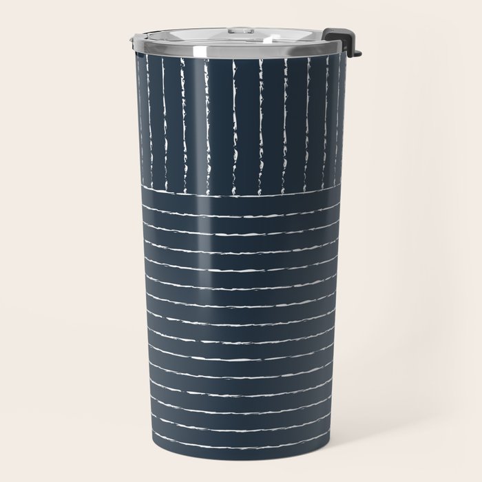 Lines (Annapolis Blue) Travel Mug Gallery Image 2