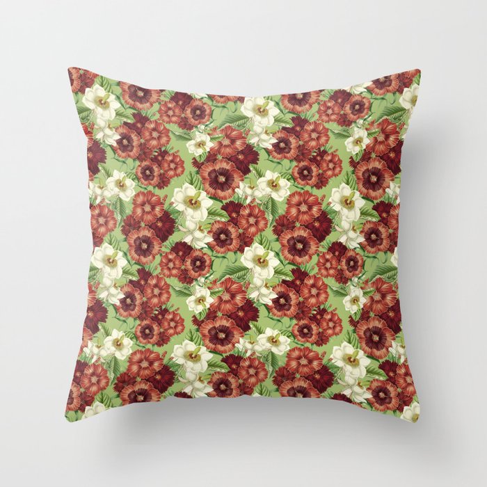 Vintage Garden XVII Throw Pillow Gallery Image 1