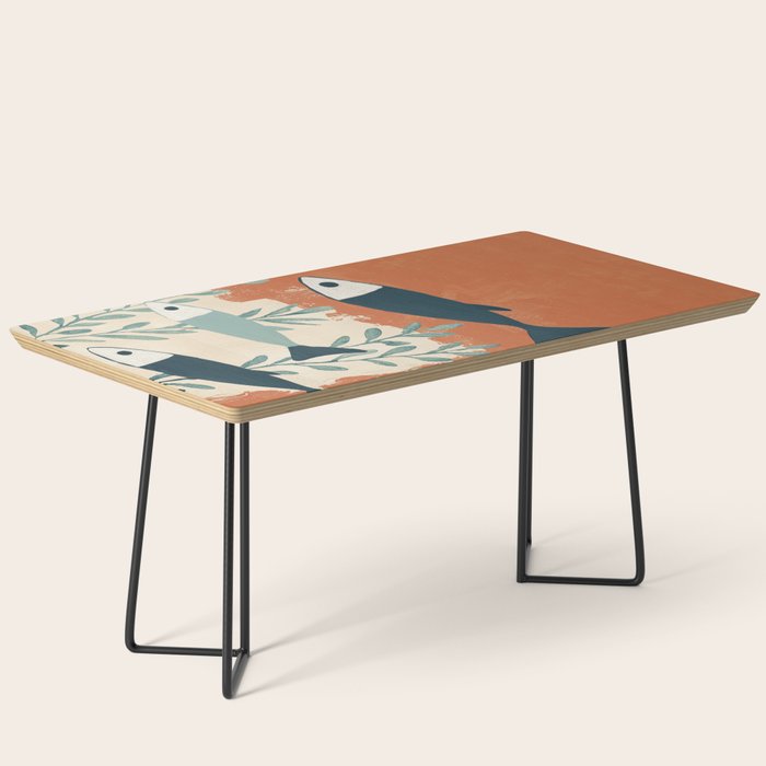 Three Swimming Fish Coffee Table Gallery Image 1