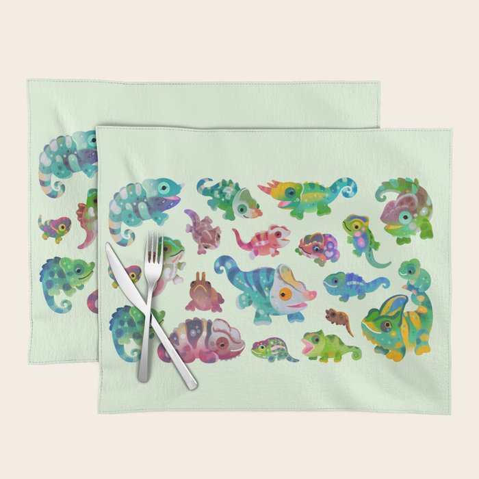 Chameleon - bright Placemat Gallery Image 1