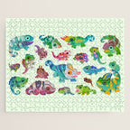 Chameleon - bright Jigsaw Puzzle Gallery Image 1